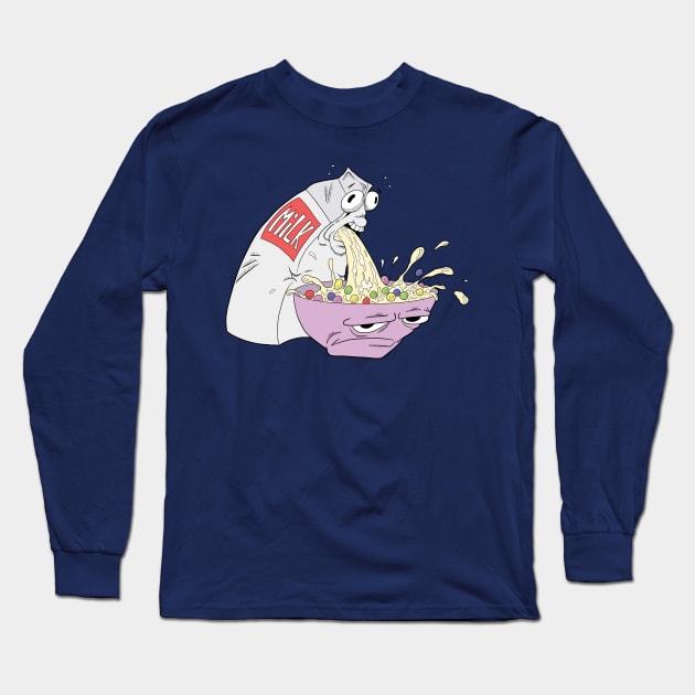 Cereal Friend Long Sleeve T-Shirt by looeyq